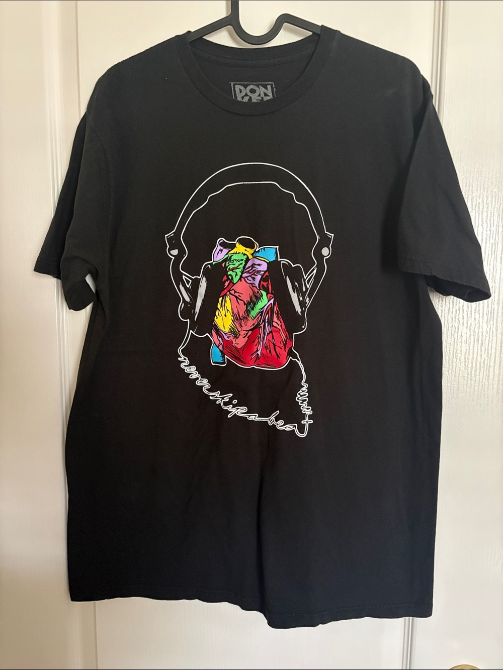 Jo Koy Never Skip a Beat Lupus Awareness Men’s Black Shirt Headphones
